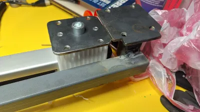 Welding the motor mount