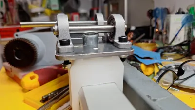 Elevator axes mounted - Alternate angle