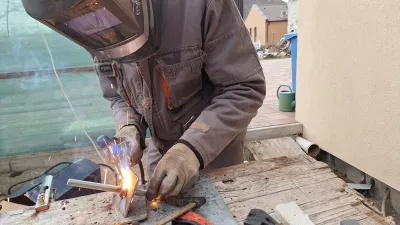 Welding in the yard 2